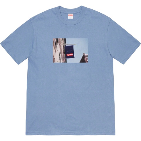 Supreme Banner Tee - Slate