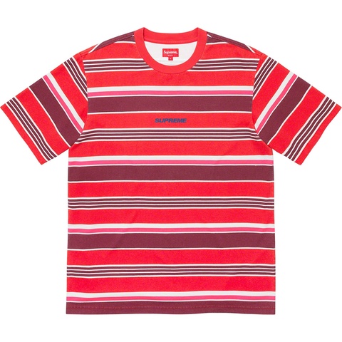 Supreme Stripe S/S Top - Red