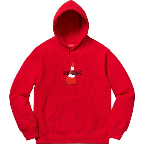 Supreme Cone Hooded Sweatshirt - Red
