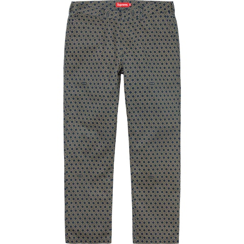 Supreme Work Pant - Navy Monogram