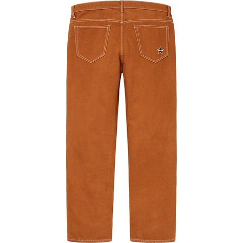 Supreme Washed Regular Jean - Light Brown