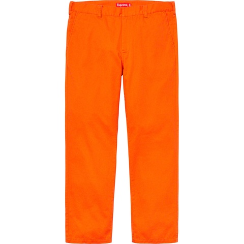Supreme Work Pant - Orange