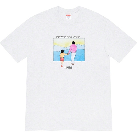 Supreme Heaven and Earth Tee - Ash Grey