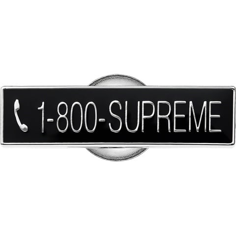 1-800 Pin - fall/winter 2019 - Supreme