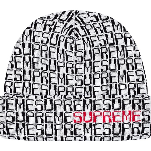Supreme Digital Beanie - White
