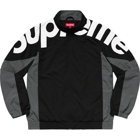 Supreme Shoulder Logo Track Jacket - Black