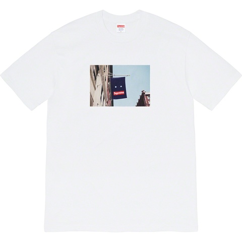 Supreme Banner Tee - White