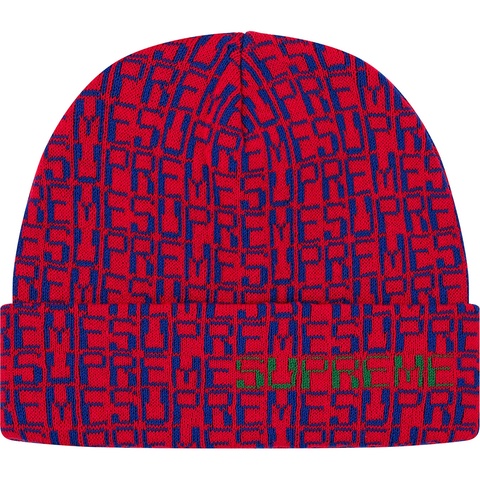 Supreme Digital Beanie - Red