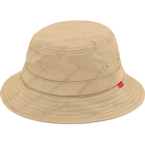 Supreme Jacquard Logos Twill Crusher - Tan