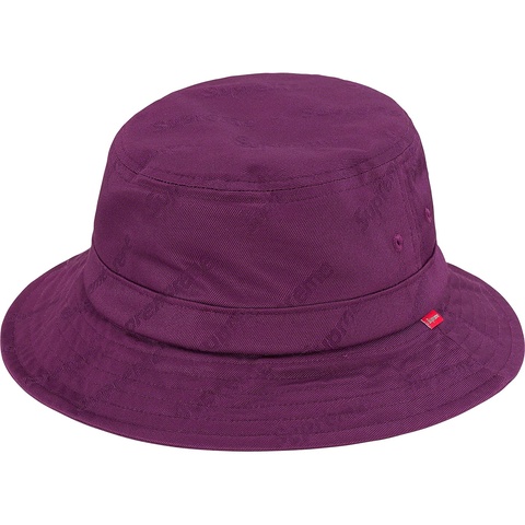 Supreme Jacquard Logos Twill Crusher - Purple