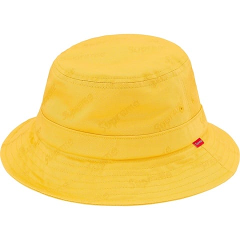 Supreme Jacquard Logos Twill Crusher - Yellow