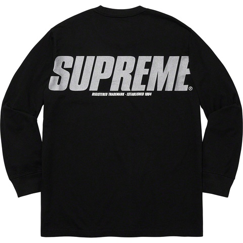 Supreme Trademark L/S Top - Black