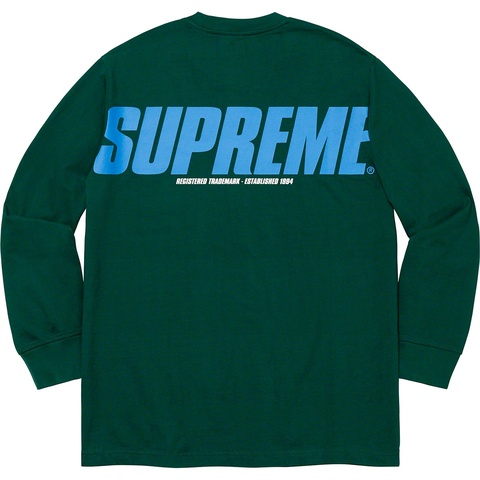 Supreme Trademark L/S Top - Dark Green