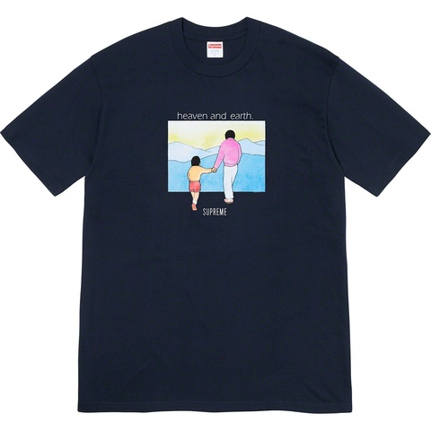 Supreme Heaven and Earth Tee - Navy