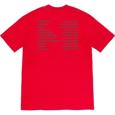 Supreme New Shit Tee - Red