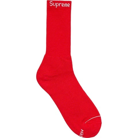 Supreme Supreme®/Hanes® Crew Socks (4 Pack) - Red