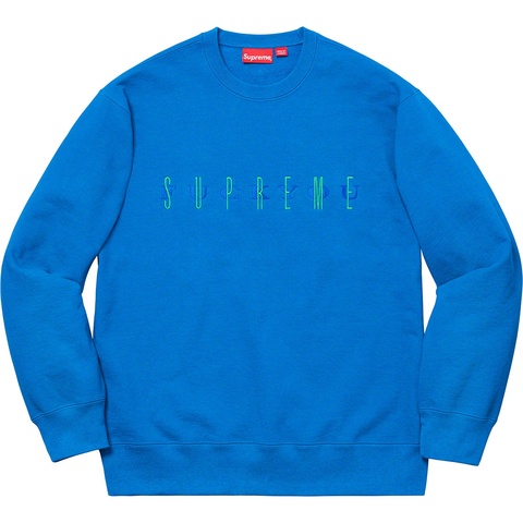 Supreme Fuck You Crewneck - Bright Blue