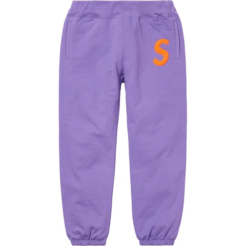 Supreme S Logo Sweatpant - Light Violet