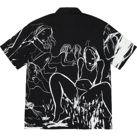 トップス SUPREME 19AW Rita Ackermann Rayon S Rita Ackermann/Supreme Rayon S/S Shirt - Supreme