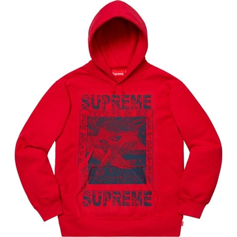 Supreme Doves Hooded Sweatshirt - Red
