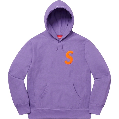 Supreme S Logo Hooded Sweatshirt - Light Violet