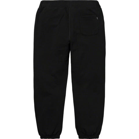 パンツ Supreme USAFlagLogo Waistband Sweatpants Supreme Satin Applied Sweatpant Big logo Blue Orange Grey Black