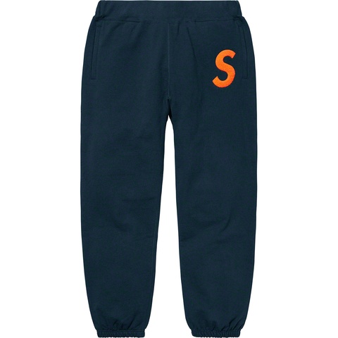 Supreme S Logo Sweatpant - Navy
