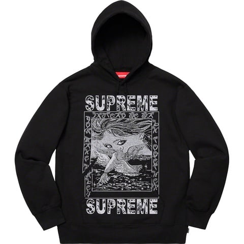 Supreme Doves Hooded Sweatshirt - Black