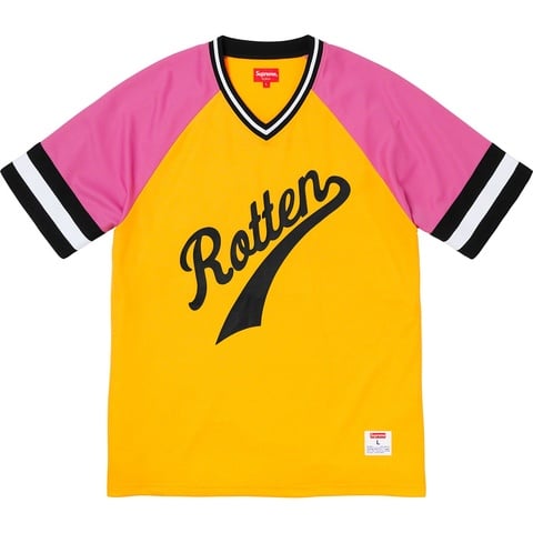 Supreme Rotten Baseball Top - Yellow