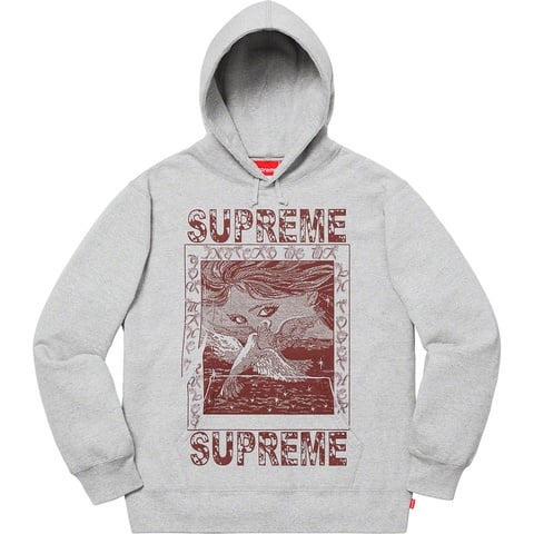 Supreme Doves Hooded Sweatshirt - Heather Grey