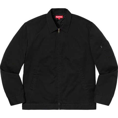 Supreme Cop Car Embroidered Work Jacket - Black