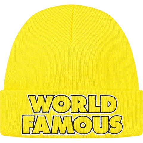 Supreme Outline Beanie - Bright Yellow