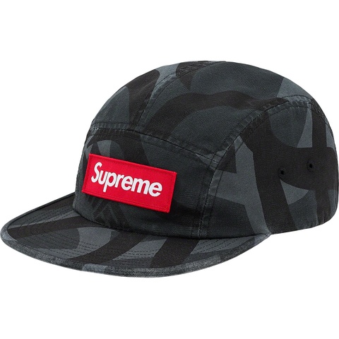 Supreme Military Camp Cap - Black Tribal Camo