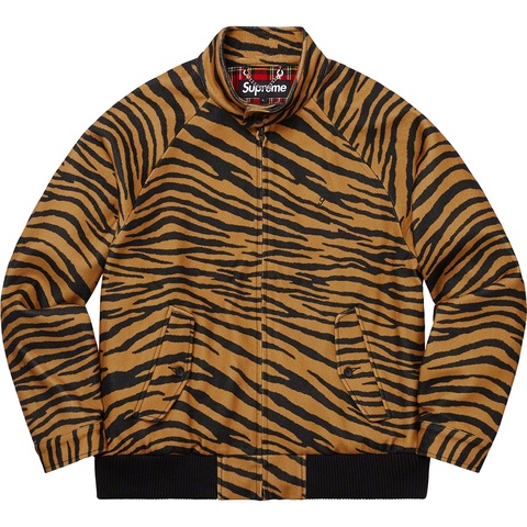 Supreme Wool Harrington Jacket - Tiger Stripe
