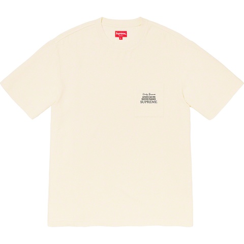Supreme Waffle Pocket Tee - Natural