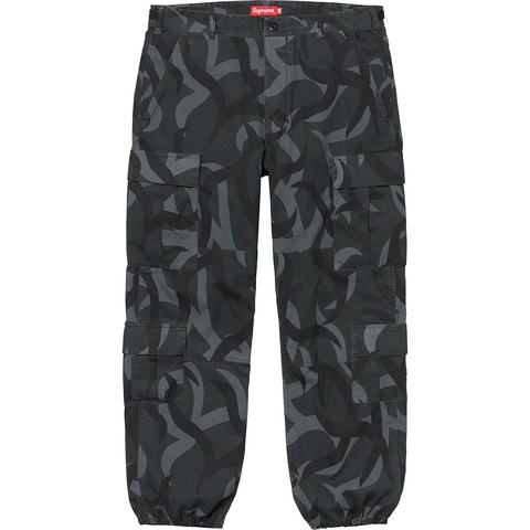 Supreme Cargo Pant - Black Tribal Camo