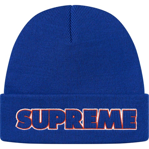 Supreme Outline Beanie - Royal