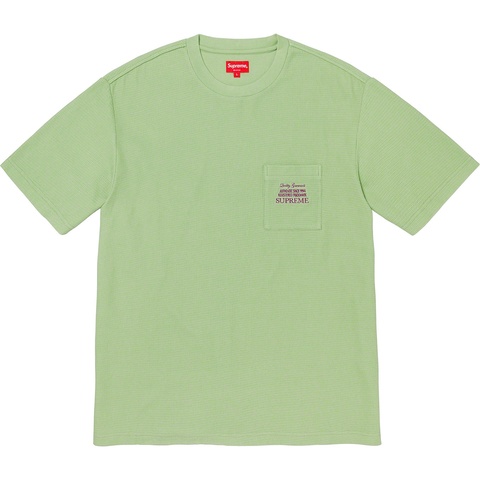 Supreme Waffle Pocket Tee - Sage