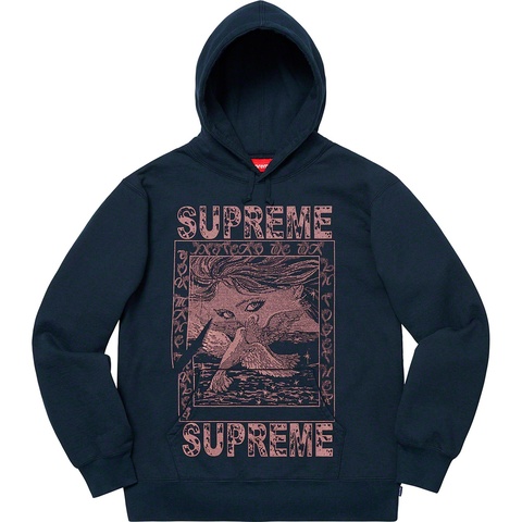 Supreme Doves Hooded Sweatshirt - Navy