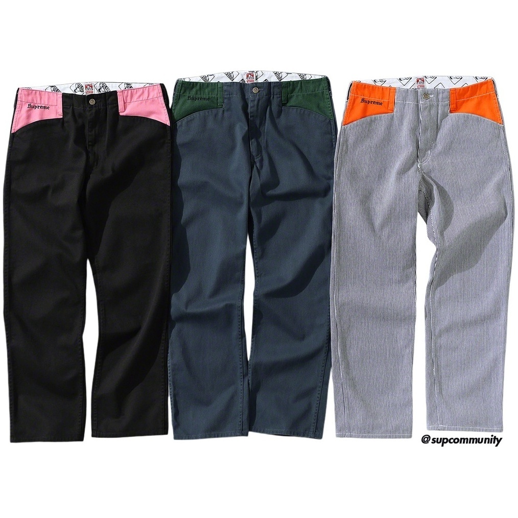 Supreme®/Ben Davis Work Pant - fall/winter 2019 - Supreme