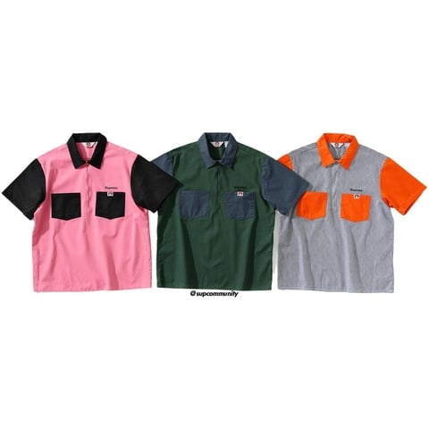 Supreme®/Ben Davis Half Zip Work Shirt - Supreme
