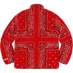 Supreme Reversible Bandana Fleece Jacket (FW19) - Red
