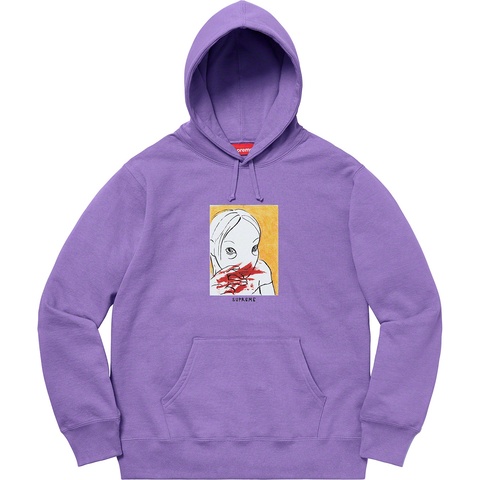 Supreme Nose Bleed Hooded Sweatshirt - Light Violet