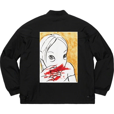 Supreme Mug Shot Crew Jacket - Black