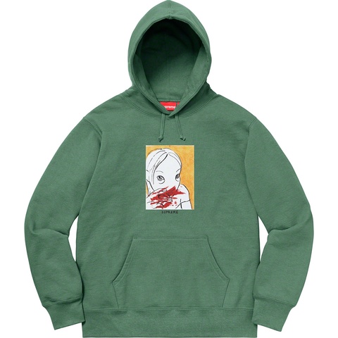 Supreme Nose Bleed Hooded Sweatshirt - Dusty Teal