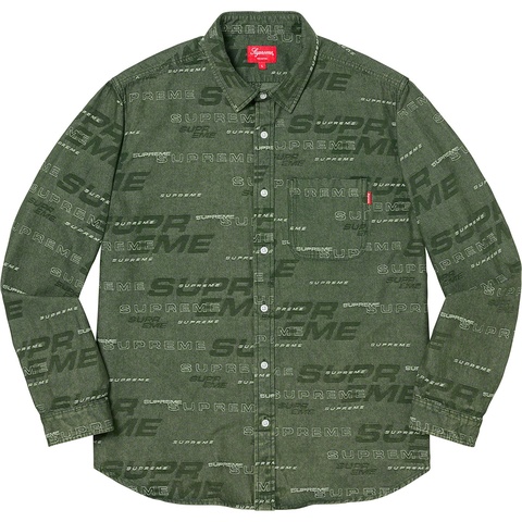 Dimensions Logo Denim Shirt - fall/winter 2019 - Supreme