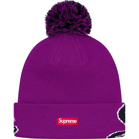 Supreme New Era® Script Cuff Beanie - Purple