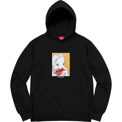 Supreme Nose Bleed Hooded Sweatshirt - Black