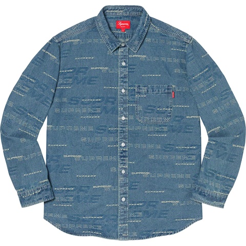 Dimensions Logo Denim Shirt - fall/winter 2019 - Supreme