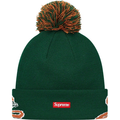 Supreme New Era® Script Cuff Beanie - Dark Green